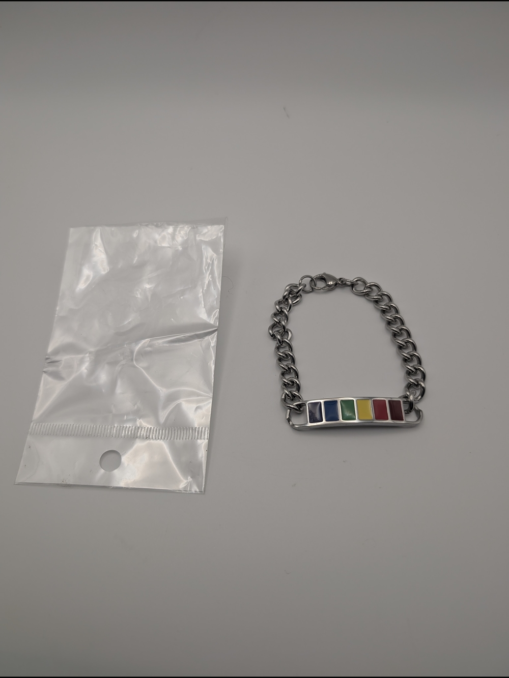 LGBT Bracelet Stainless Steel Pride Flag,  New , Men's Women's